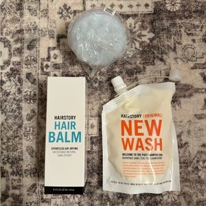 Hairstory New Wash, Balm, and Brush Set
